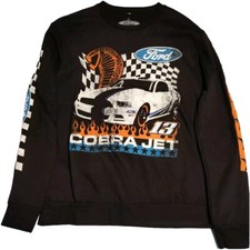 Ford Cobra Jet Print Sweater Medium Black