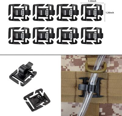 Molle Zubehör Set 30 Teile – D-Ringe, Clips, Taschen & Mehr Für 2,5 Cm Gurtband