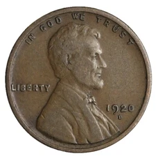 1920-D Lincoln Wheat Cent Penny Better Grade Complete Your Album!!