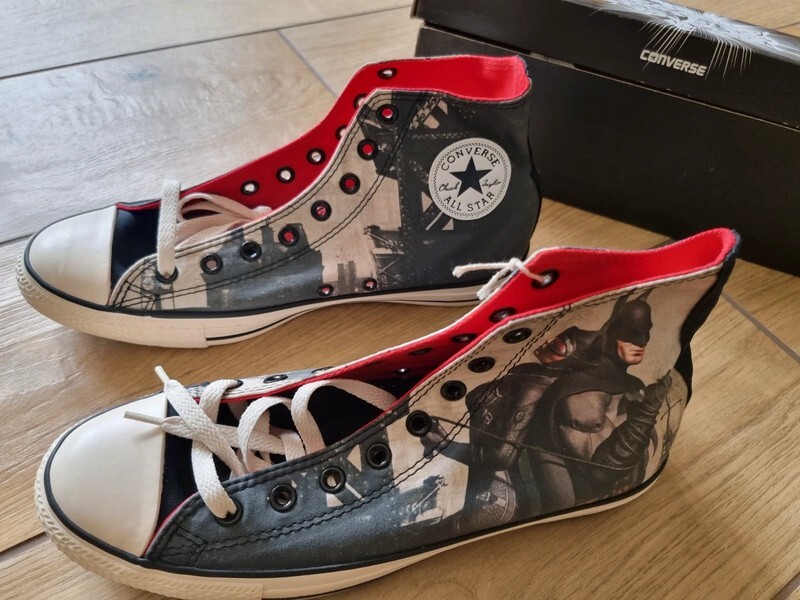 Rare Collectors Converse All Star DC Comics Themed Arkham