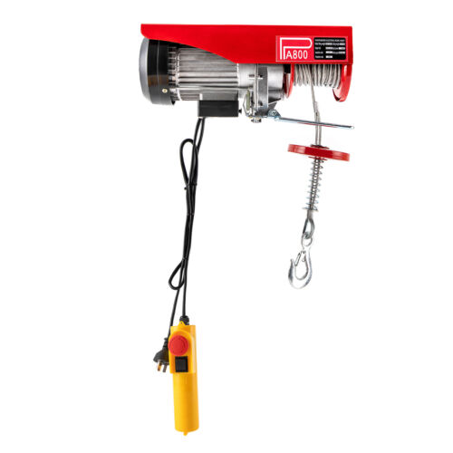 800kg /1763LBS Electric Hoist Winch 1450W Ceiling Wire Rope Lifting Machine - Picture 4 of 19