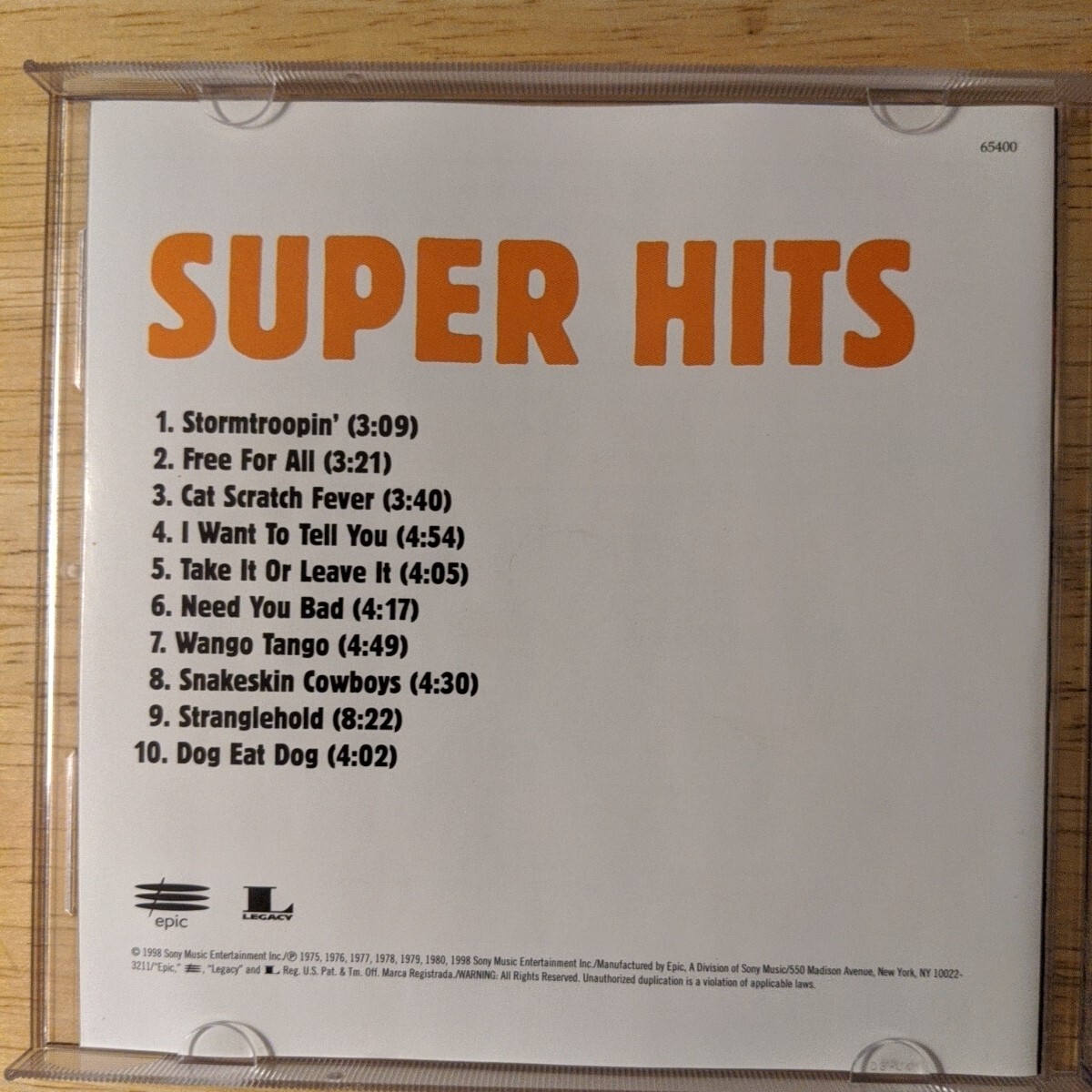 Ted Nugent Super Hits CD | eBay