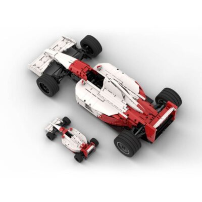 MOC-180921+MOC-172935 Racing Car MP4/6 1:8 Scale + 1:24 Scale 3099 Pieces New