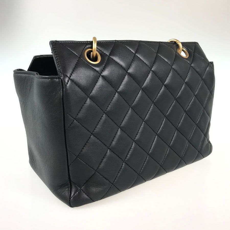 CHANEL Quilted Lambskin Tote Bag Tophandlebag Cha… - image 2