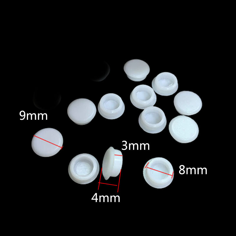 Round Plug Decorative Cover Furniture Hole Plug Cover Embedded Size 5mm
