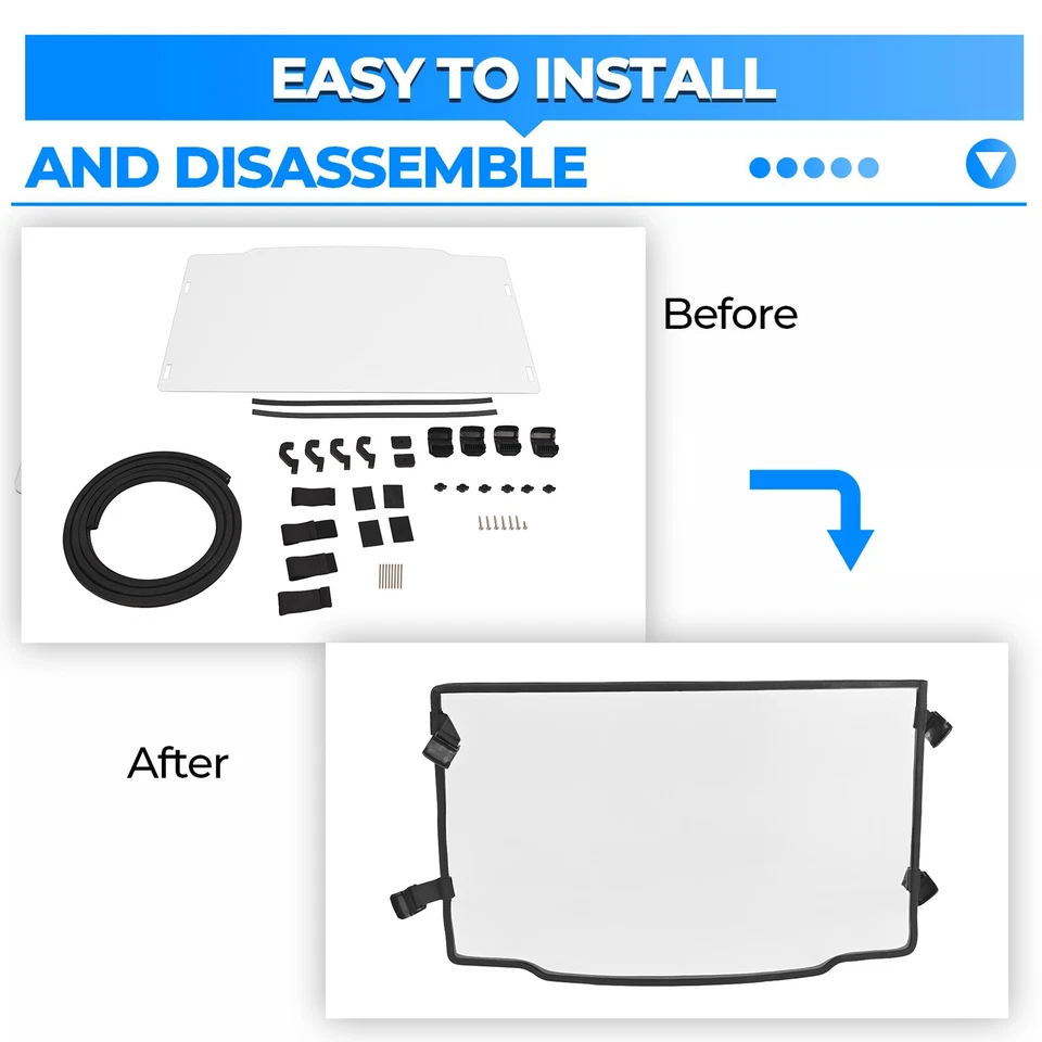 FOR POLARIS RANGER 500/570 MIDSIZE PROFIT CAGE 2015-2025 FULL WINDSHIELD NEW - Image 4 of 4
