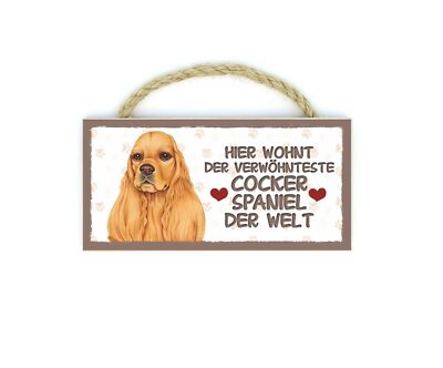 Magnete Kühlschrank Cocker Spaniel Hund Dog Rasse Haustier spruch geschenk Club 