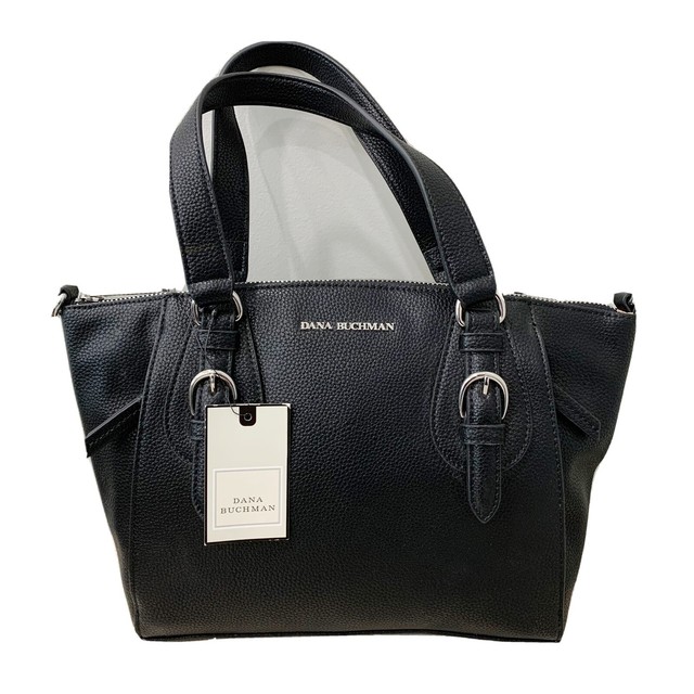 Dana Buchman Purse Handbag Black Shoulder Strap ZIPPER for sale online