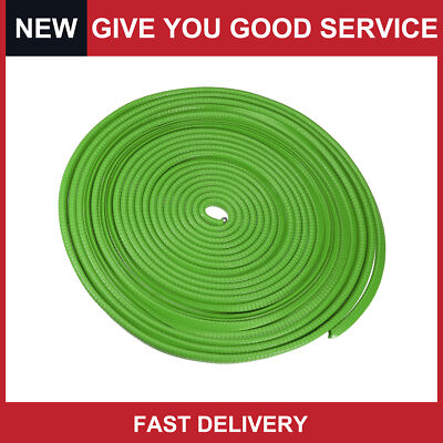 Universal Car Door Edge Guard 32.8ft U Shape Rubber Edge Trim Green Pack of 1