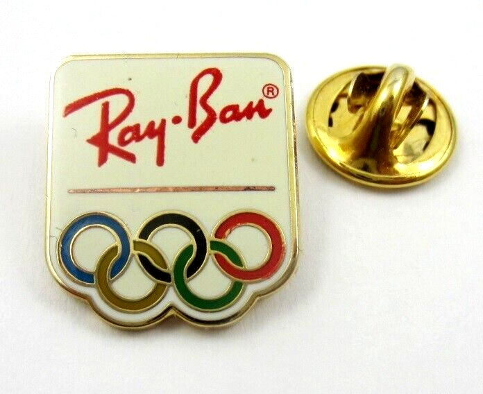 Ray-Ban Sunglasses, Olympic Sponsor Pin ,Olympic Rings Logo