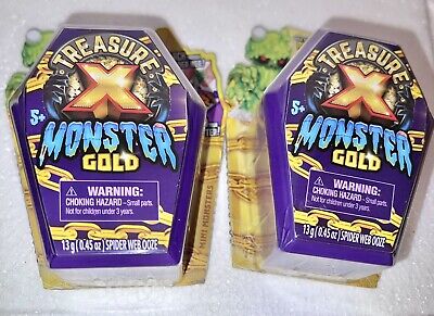 Treasure X Mini Monsters S7 Lot Of 2! Will you find the gold spider? Free  Ship!