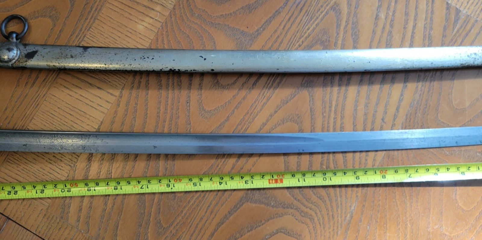 19th century German Officer's Etched Sword