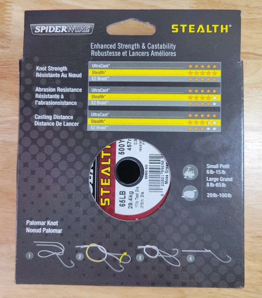 SPIDERWIRE STEALTH TRENZA MUSGO VERDE 65lb/500yd MEJORA RESISTENCIA Y FUNDICIÓN🔥 Foto 3 de 4