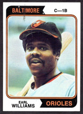 1974 Topps #375 Earl Williams - VG-EX