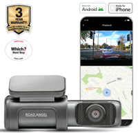 Road Angel Halo Ultra 4K Dash Cam  with Parking Mode & Internal 64GB SSD Memory