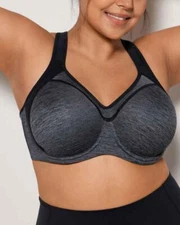 Syrokan Sports Bra Underwire Support Molded Cup 40C Great Support Padded A233