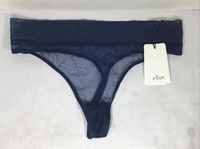 Else Women’s Size Large Marine Blue Bare Thong Underwear ZP-A81