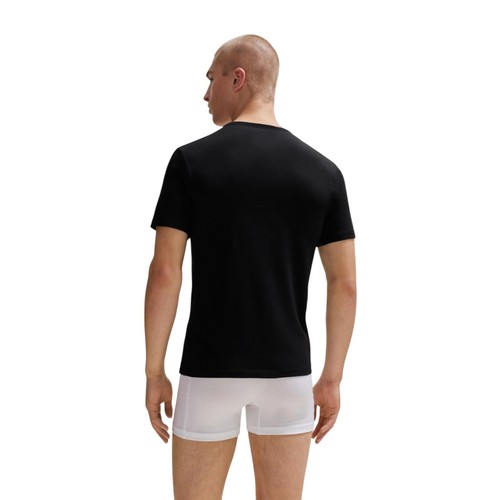 Hugo Boss Mens 3 Pack T Shirts Classic Black Blue White Size S M L - Picture 3 of 6