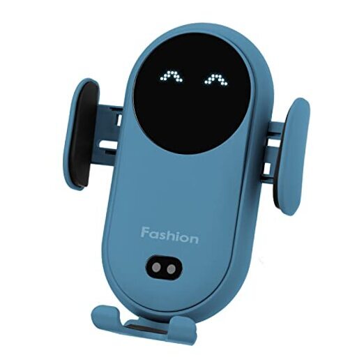 Wireless Car Charger Mount,MAX 15W Qi Fast Charger, Wireless Car Charger Blue