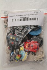Set of 5 Robots Space Ships Cocktail Charms Markers Tags Mixed Lot