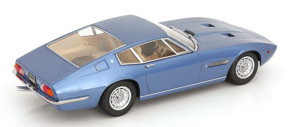 KK Scale 1:18 MASERATI GHIBLI COUPE BLUE METALLIC 1969 - KKDC181271 - Immagine 2 di 4