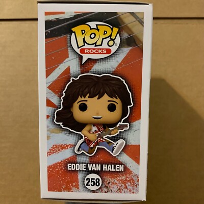 Funko Pop Rocks: Eddie Van Halen w/ Guitar, #258, w/ Brown