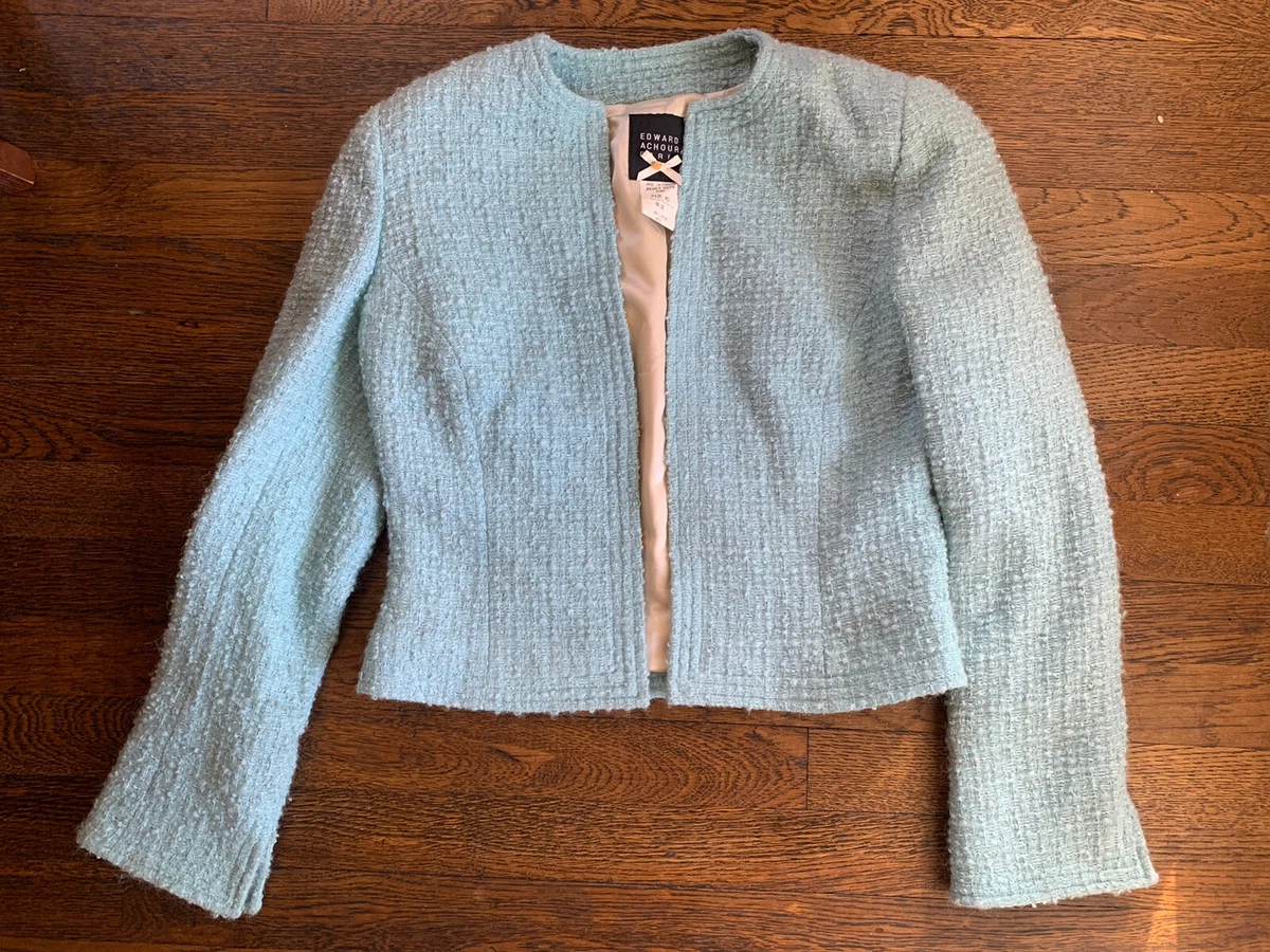 Edward achour deals tweed jacket