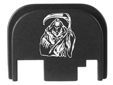 Anodized Aluminum Rear Plate for Glock 17 19 19X Gen 1-4, USA Made