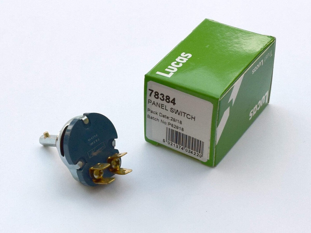 Lucas 3R Heater Rheostat Switch 78384 for Triumph, Mini, Land