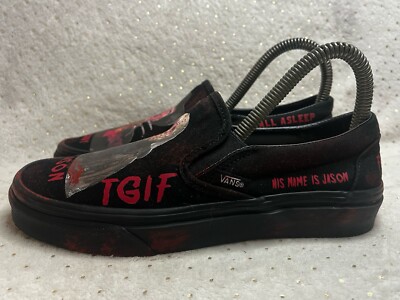 Mens Vans Halloween Jason/Freddy Krueger Nightmare Elm St Shoes Size 4.5Men/6Wmn