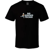 Bo Jackson Bo Knows Tecmo Bowl Football Video Game T Shirt