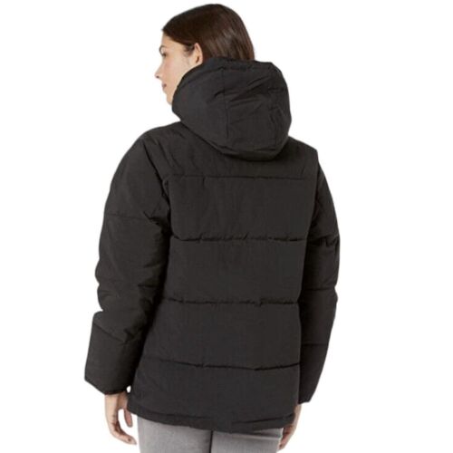 Madewell Holland Quilted Puffer Parka Jacket Black 4X - Picture 2 of 6
