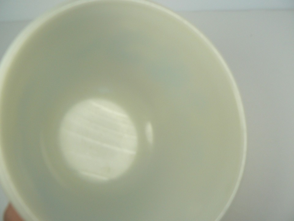 Vintage PYREX HOMESTEAD 401 Mixing Bowl Beige Blue 1 1/2 Pint 750ml eBay