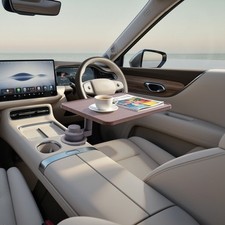 Cupholder Mounted Car Tray Table Rotatable Vehicle Food Laptop Desk Cupholder Mounted Car Tray Table Rotatable Vehicle Food Laptop Desk