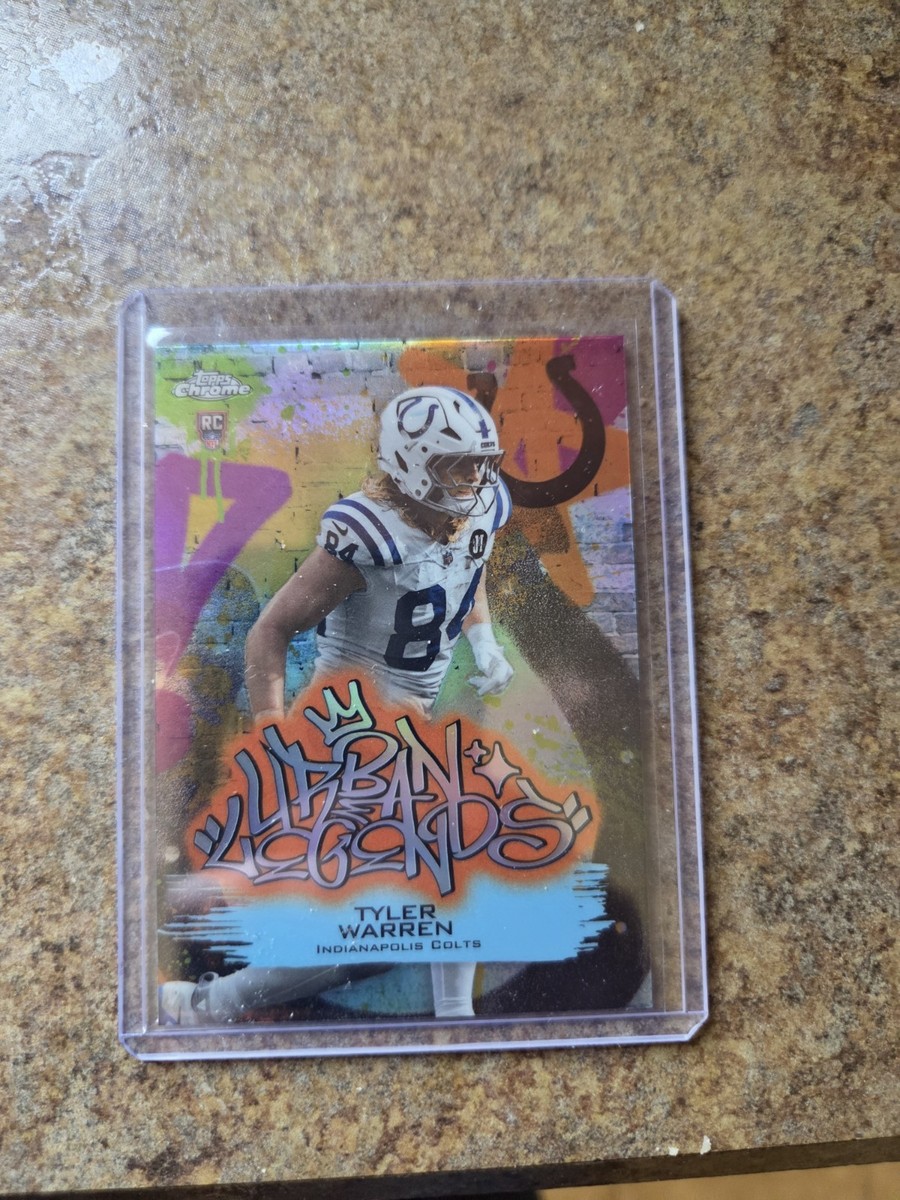 BUYEE公式アカウント　topps chrome トレカ 2025 Topps Chrome NFL Tyler Warren URBAN Legends SP Rookie case