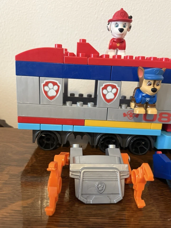 MEGA BLOKS PAW Patrol PAW Patroller Building Set (HJN73) 99% Complete - Image 4 of 4