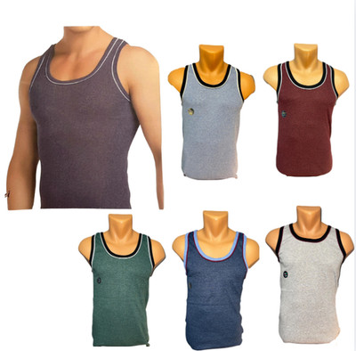 3 Pack Mens Undershirt Cotton Tank Top S-6XL (5-13) Armpit Shirt Large Size