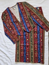 VTG Cactus Flower/Wraps Cowboy Country Western Skirt Set Sz Sm