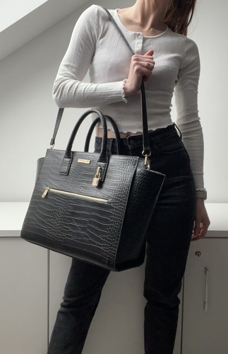 KURT GEIGER Beatrice Black Large Tote Bag Removable Shoulder Strap - Imagen 2 de 21