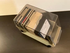 MediaMate Floppy Disk Cases, 3 1/2” Storage Holds 30 Disks, Includes 26 disks