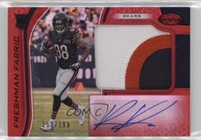 2019 Certified Freshman Fabric Signatures Mirror Red /199 Riley Ridley Auto 0jd0
