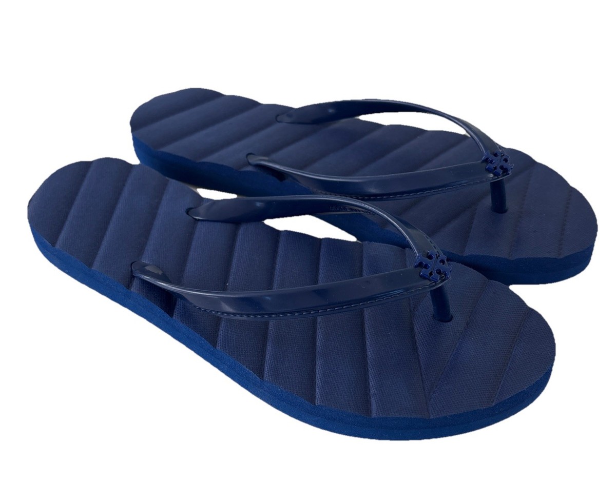 Tory Burch Black Flip-Flops Women’s Kira size 10 NWB Kira Padded Flip-Flop: Women main image 2