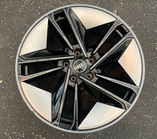 Audi E-TRON GT RS 21" Factory OEM Wheel Rim FRONT Black & Grey 4J3601025AC