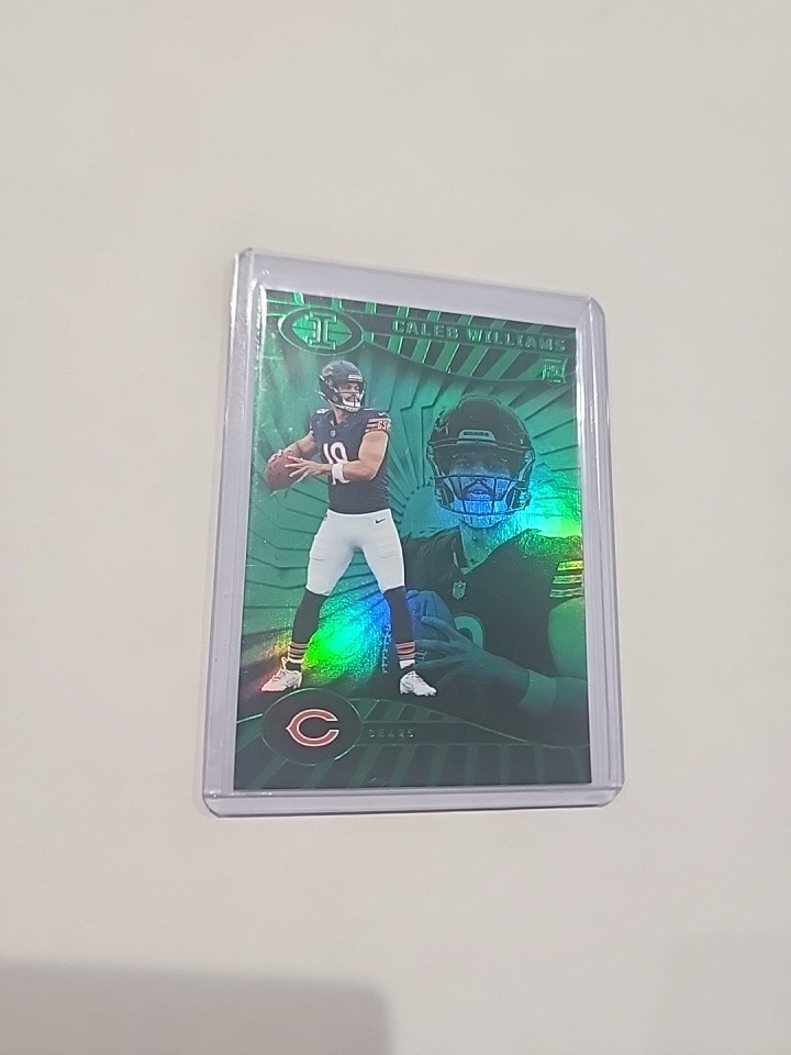 2024 Panini Illusions #13 Caleb Williams RC Emerald Parallel Rookie