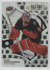 2021-22 Upper Deck Allure Rookies 2005 NHL Filip Gustavsson #148 Shield b8c