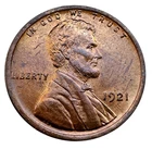 US 1921 P Lincoln Wheat Back Penny Choice BU Red Better Date