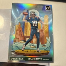 2024 Panini Donruss Drake Maye Downtown Oversized Jumbo Rookie RC #13