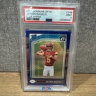 2024 Donruss Optic Jayden Daniels #248 Blue Hyper Rookie Card PSA 9 MINT