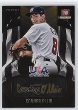2015 Panini USA Baseball Black Gold Signatures /49 Connor Ollio #17 Auto 1k8b