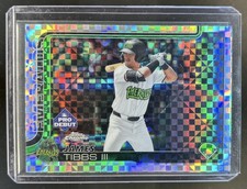 2025 Topps Pro Debut James Tibbs III Chrome X-Fractor #PDC-166